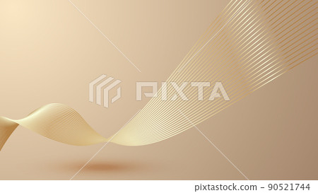 abstract golden wave light abstract texture texture background 90521744