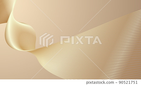 抽象金色波形光線抽象質感紋理背景 抽象金色波形光線抽象質感紋理背景 90521751