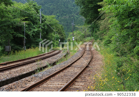Switchback at Izumo-Sakane Station on the Kisuki Line 90522338