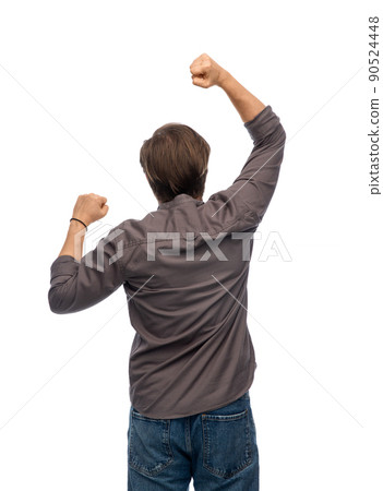 man protesting on demonstration man protesting on demonstration 90524448