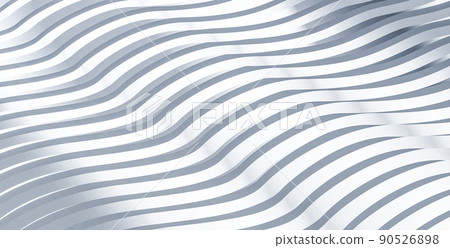 3D rendering gray and white wavy ribbon perspective line texture background 3D rendering gray and white wavy ribbon perspective line texture background 90526898
