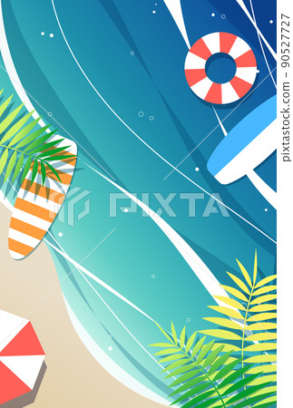 背景插圖_美麗的大海 背景插圖_美麗的大海 90527727