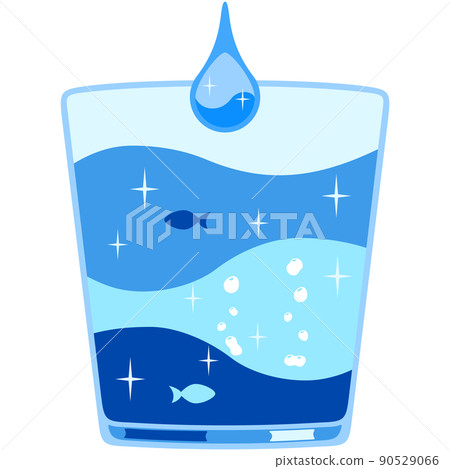 Illustration of clean water 90529066