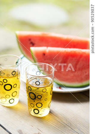 切西瓜和涼茶 90529837