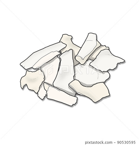 baekbokryeong herbal medicine illustration 90530595