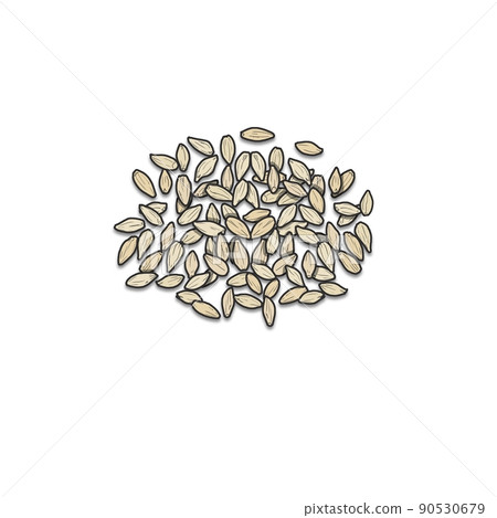麥芽草藥插圖 90530679