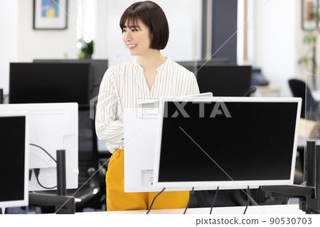 a working woman a working woman 90530703