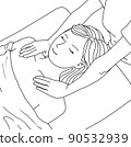 Women receiving décolletage / clavicle lymphatic massage 90532939