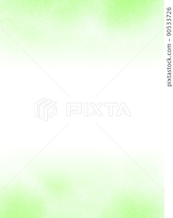 Japanese paper with the texture of blurred and dyed fibers / yellowish green Gradation that darkens from the center to the top and bottom Vertical other colors available 90533726
