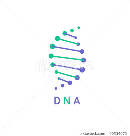 DNA logo icon. Structure molecule. Vector illustration DNA logo icon. Structure molecule. Vector illustration 90534073