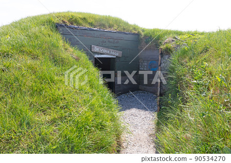 Entrance to an old bunker from WW2 Entrance to an old bunker from WW2 90534270