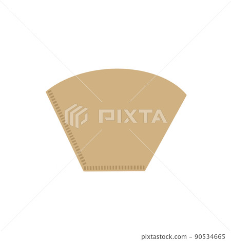 一個簡單的咖啡過濾器的插圖 90534665