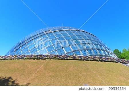 [鳥取縣]鳥取花卉公園的花穹 90534864