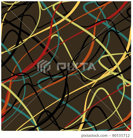 Retro illustration with abstract lines on dark background. Decor, decorative paper. Abstract light Retro illustration with abstract lines on dark background. Decor, decorative paper. Abstract light 90535712