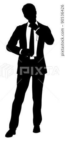 Business People Man Silhouette Businessman Business People Man Silhouette Businessman 90536426