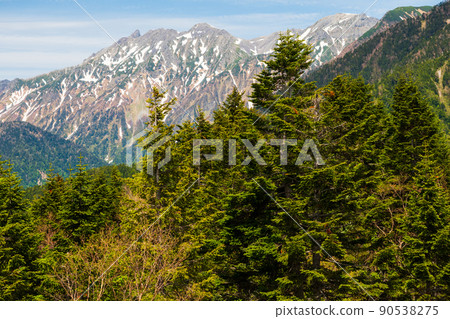 Spring Nishi Hotaka scenery Spring Nishi Hotaka scenery 90538275