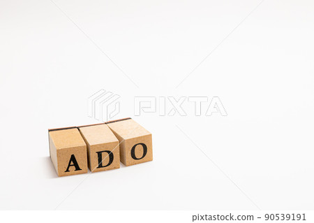English words alphabet words ADO 90539191