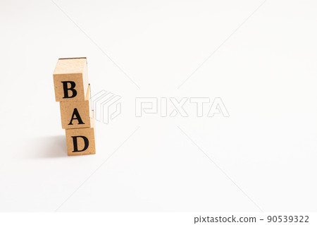 英文單詞塊字符 BAD 90539322