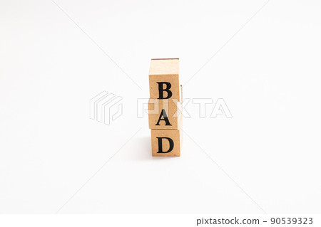 英文單詞塊字符 BAD 90539323