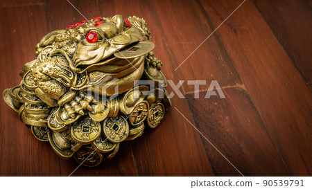 The chan chu toad lucky symbol in Chinese for religion concept The chan chu toad lucky symbol in Chinese for religion concept 90539791