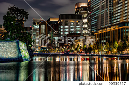 東京夜景皇宮護城河日比谷漫步 90539837