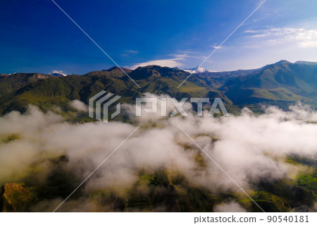 Aerial panoramic view to Colca canyon from the Tunturpay viewpoint, Chivay, Arequipa, Peru Aerial panoramic view to Colca canyon from the Tunturpay viewpoint, Chivay, Arequipa, Peru 90540181