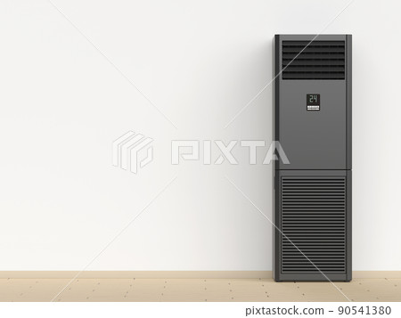 Black floor standing air conditioner 90541380
