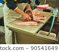 Numazu fishing port morning market scenery 90541649