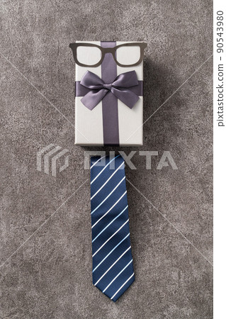 father's day background top view paper decoration Father's day 90543980