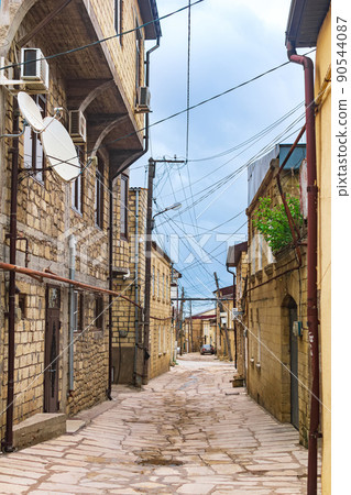 mahallas in Derbent, ancient streets of the historical center of the city, Dagestan 90544087