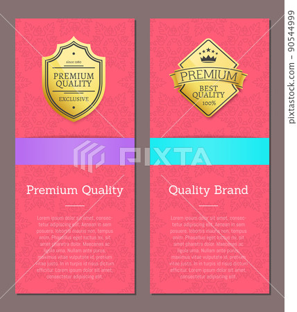 Premium Quality and Brand Vector Illustration 90544999