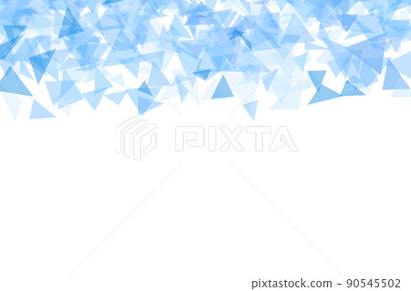 Polygonal blue mosaic background. Abstract low poly vector illustration. Triangular pattern, copy space. Template geometric business design with triangle for poster, banner, card, flyer Polygonal blue mosaic background. Abstract low poly vector illustration. Triangular pattern, copy space. Template geometric business design with triangle for poster, banner, card, flyer 90545502