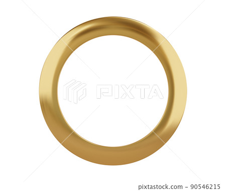 Gold metal grommet ring for paper, card, tag, sticker or hanger 90546215