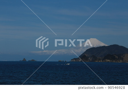 萩谷海岸的富士山 萩谷海岸的富士山 90546928