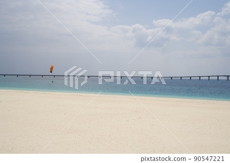 View of Kurima Ohashi and Yonaha Maehama Beach 90547221