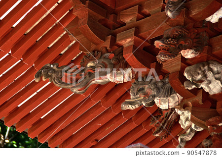 Misato Town, Saitama Prefecture, the god of sake, the guardian deity of Mika Shrine 90547878