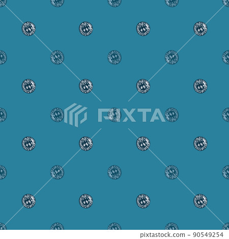 Football emblem engraving seamless pattern. Vintage background sport topic in hand drawn style. Football emblem engraving seamless pattern. Vintage background sport topic in hand drawn style. 90549254