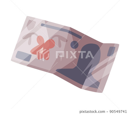Romanian Leu as Currency of Romania and Traditional Symbol Vector Illustration 90549741