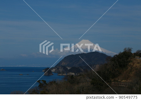 Mt. Fuji from Hagiya coast Mt. Fuji from Hagiya coast 90549775