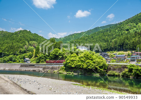 《岐阜縣》郡上市長良川 《岐阜縣》郡上市長良川 90549933