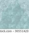 Square background template with ornamental frame for cards, banners, invitations in vintage style 90551420