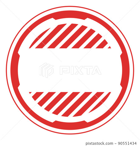Alarm screen frame_danger_circle - Stock Illustration [90551434] - PIXTA