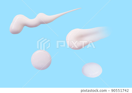 Bulk of white cream 90551742