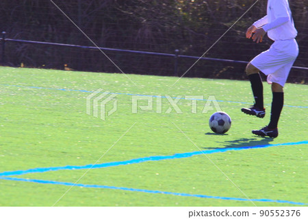 足球足球草和球陷阱 90552376