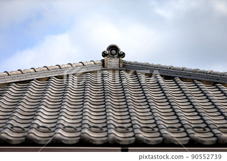 瓦屋頂圖像 90552739