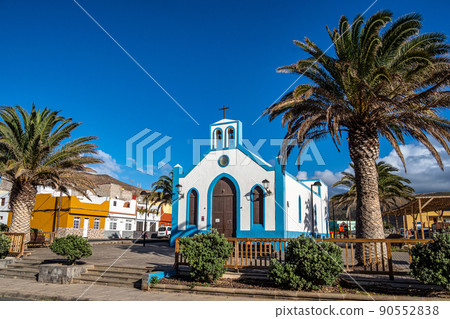 Church of San Telmo at Puerto de Sardina - traditional fishing village in Grand Canary, Spain 90552838