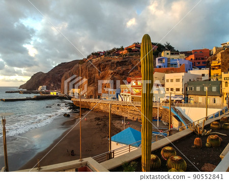 Puerto de Sardina - traditional fishing village in Grand Canary, Spain Puerto de Sardina - traditional fishing village in Grand Canary, Spain 90552841