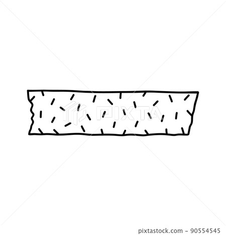 Washi tape strip with cute design Washi tape strip with cute design 90554545