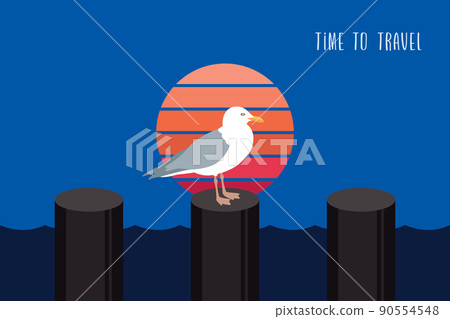 gull by the sea summer marine outdoor design 90554548