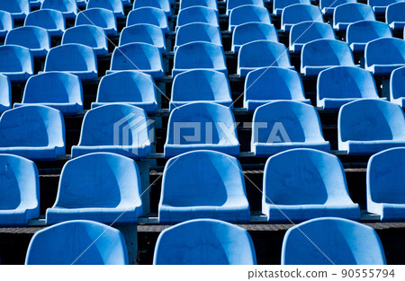 empty outdoor arena. concept of fans. chairs for audience. cultural environment concept. empty outdoor arena. concept of fans. chairs for audience. cultural environment concept. 90555794